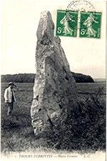 Le menhir de la Pierre Cornoise